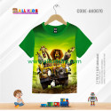 ANIMAL ZOO KIDS 3D T-SHIRT HALF SLEEVE-AK0070