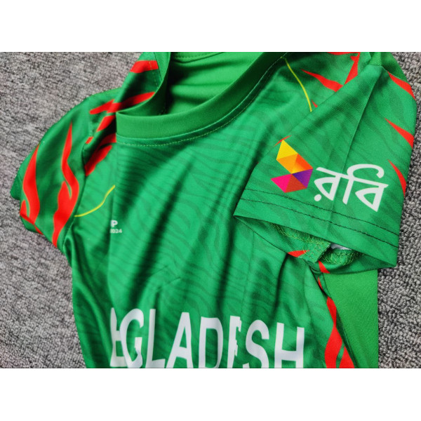 T20 CRICKET WORLD CUP 2024 BD KIDS JERSEY HALF SLEEVE (SUBLIMATION PRINT)-AK0078