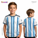 FIFA World Cup 2026 Argentina fan jersey half sleeve for Kids -AKWCJARG26