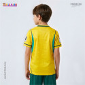 FIFA World Cup 2026 Brazil fan jersey half sleeve for Kids -AKWCJBRA26