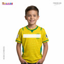 FIFA World Cup 2026 Brazil fan jersey half sleeve for Kids -AKWCJBRA26