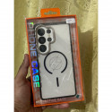 AeroMag Metal Bumper Frosted Case For Samsung