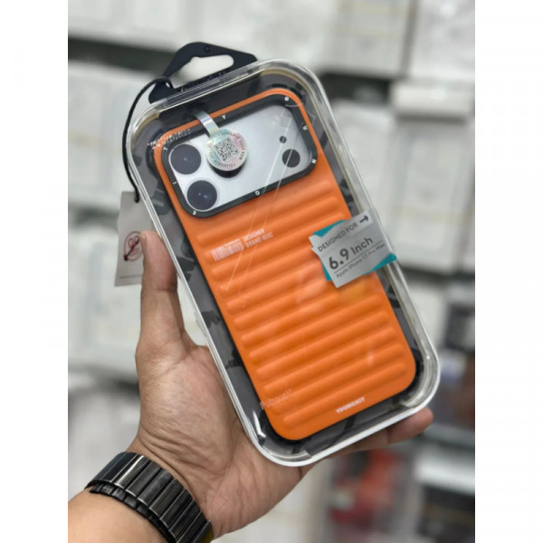 YOUNGKIT For iPhone 17 Pro Max Case Compatible with MagSafe Suitcase Texture IMD TPU Phone Cover