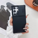Luxury Window Sliding Camera Protect Cover Design PC + TPU Phone Case For Samsung Galaxy Ultra Series