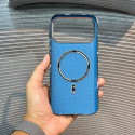 Luxo Life Carbon Fiber Texture Back Case for iPhone (Ocean) 