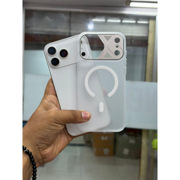 Premium Mate Magsafe Metal Camera Bump Case For iPhone 17 Series