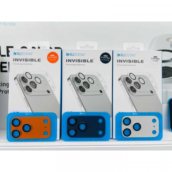 KUZOOM Invisible Full Coverage Camera Lens for - iPhone