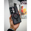 Case Pro Magsafe Magnetic Camera Glass Protector Stand Case for Samsung Galaxy