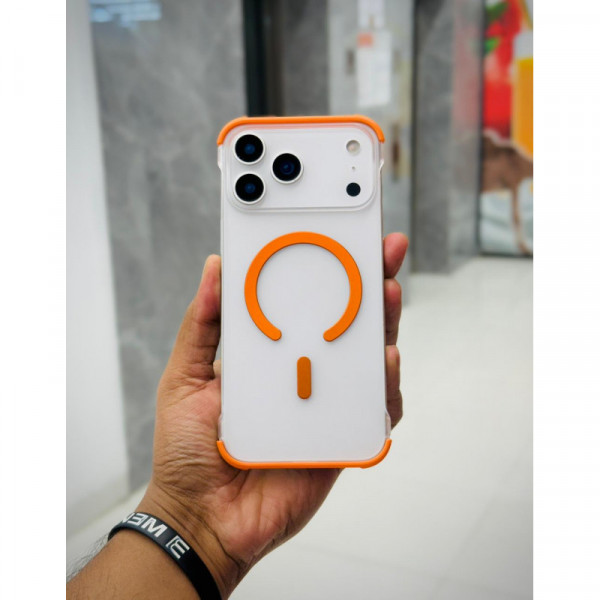 Frameless Matte Transparent Magnetic Phone case for iPhone