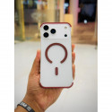 Frameless Matte Transparent Magnetic Phone case for iPhone