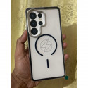 AeroMag Metal Bumper Frosted Case For Samsung