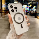 Frameless Matte Transparent Magnetic Phone case for iPhone
