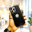 RMBMAX Premium PU leather Magsafe hard case with magnetic card holder Case For Iphone