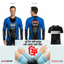 Ride & Pride Combo- Yamaha Fz-S Bike T-Shirt + Alhamdulillah T-Shirt (One Pair ARM Sleeves Free) ASD77