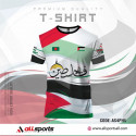 Free Palestine Half Sleeve Four Part Sublimation Print For T-Shirt -AS4PH5