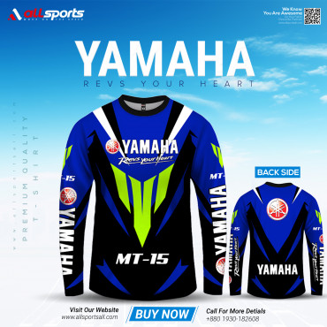 YAMAHA MT15 Blue T-s...