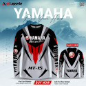YAMAHA MT15 White T-shirt Full Sleeve (4 part sublimation print)-AS4P004