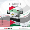 FREE PALESTINE MEN'S T-SHIRT COMBO HALF SLEEVE  (4 PART PRINT)-AS4PHC5