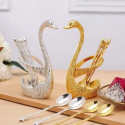 Stylish Swan Spoon Set