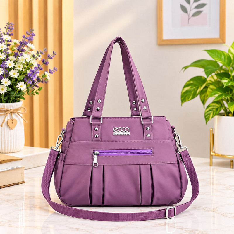 Italian Fashionable Shoulder Bag (Purple)