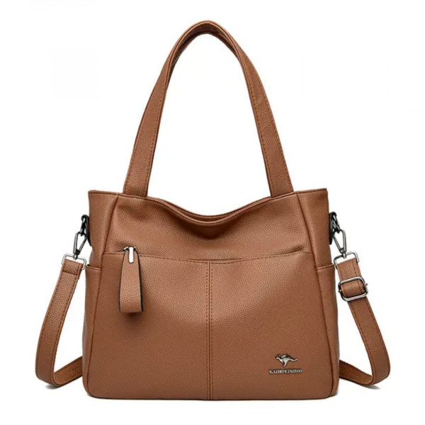 Ladies Elegant Shoulder & Crossbody Bag (Brown)
