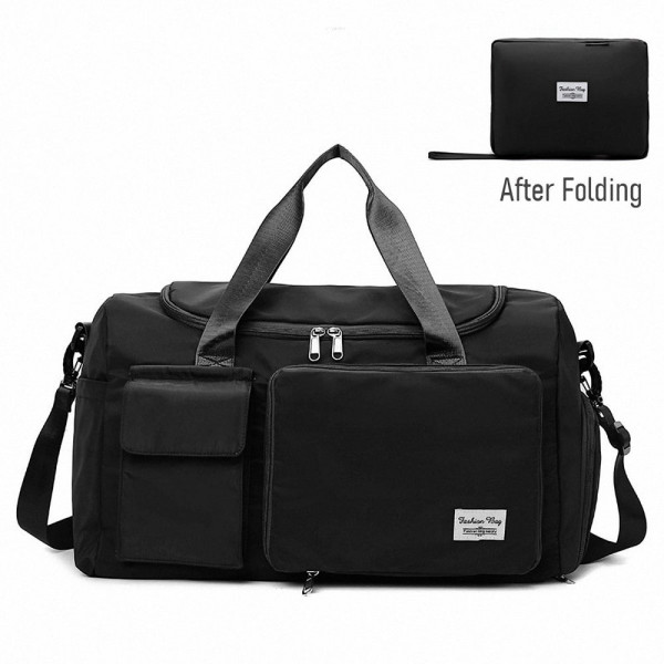 Fashionable Large Capacity Travel & Gym Bag (Black colour)Code : 185