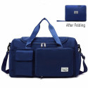 Fashionable Large Capacity Travel & Gym Bag (Sky Blue colour)Code : 185