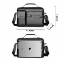 Men's Shoulder Bag  9/12 inch (Black)