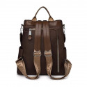 Anti thef Women Large Capacity Outdoor Tote Bag (Dark Coffee)