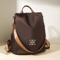 Anti thef Women Large Capacity Outdoor Tote Bag (Dark Coffee)