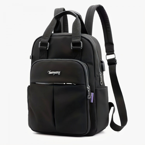 Travel And School/college Bagpack  (Black)