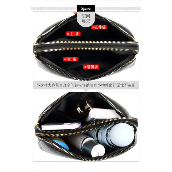  Mini Elegant Ladies cossbody bag (Black)