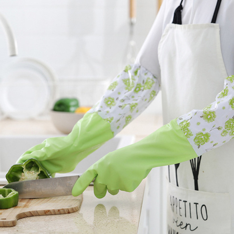 (১ জোড়া) Long Silicon Hand Gloves ( Origina china )৳290 