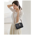 2 Genuine Soft Leather Handbag  (Black)