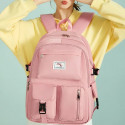  Academy tendy Style School Bag Book Bag Lightweight College Student Backpack(pink) Code : 242