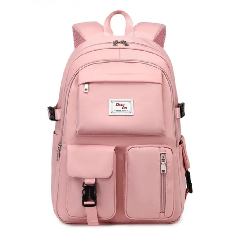  Academy tendy Style School Bag Book Bag Lightweight College Student Backpack(pink) Code : 242