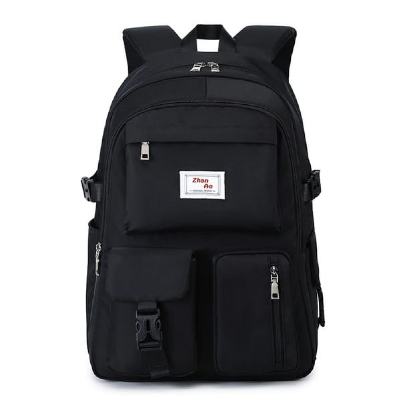  Academy  tendy Style School Bag Book Bag Lightweight College Student Backpack(black) Code : 242