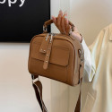 High end ladies' handbag multi-layer large capacity commuting bag(Brown) Code : 230