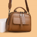 High end ladies' handbag multi-layer large capacity commuting bag(Brown) Code : 230