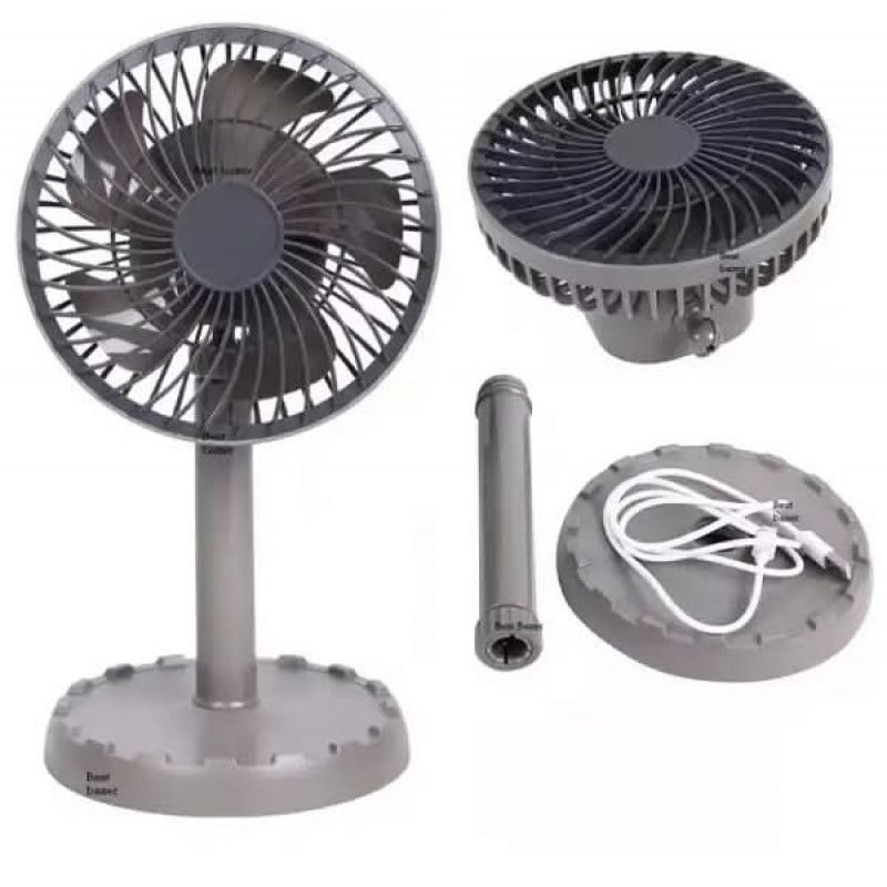JY, Super JY-2218 12.5” Rechargeable Fan (Grey)