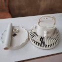 JY, Super JY-2218 12.5” Rechargeable Fan (White)