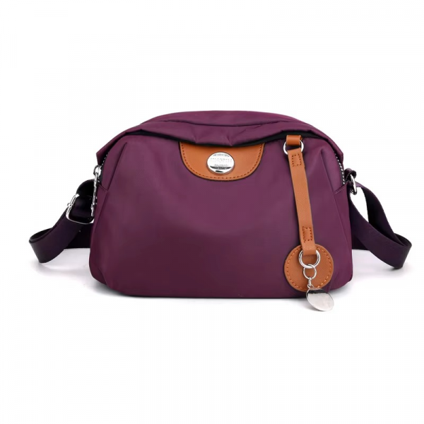 Gelory Casual Travel Waterproof Messenger Bag Trendy {purple}
