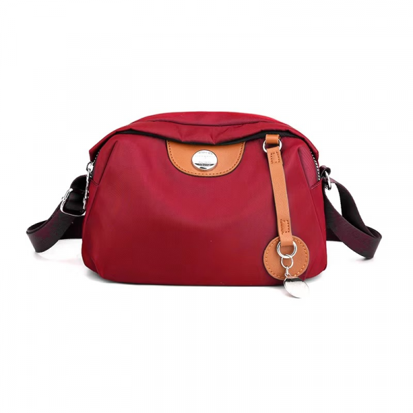 Gelory Casual Travel Waterproof Messenger Bag Trendy {Meroon}