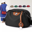 Gelory Casual Travel Waterproof Messenger Bag Trendy {black}