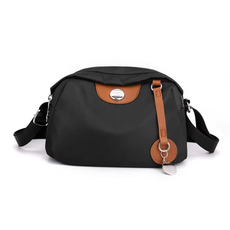 Gelory Casual Travel Waterproof Messenger Bag Trendy {black}
