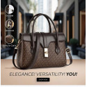 High Quality MK Design American Fashion New Handbag(Coffee colour)
