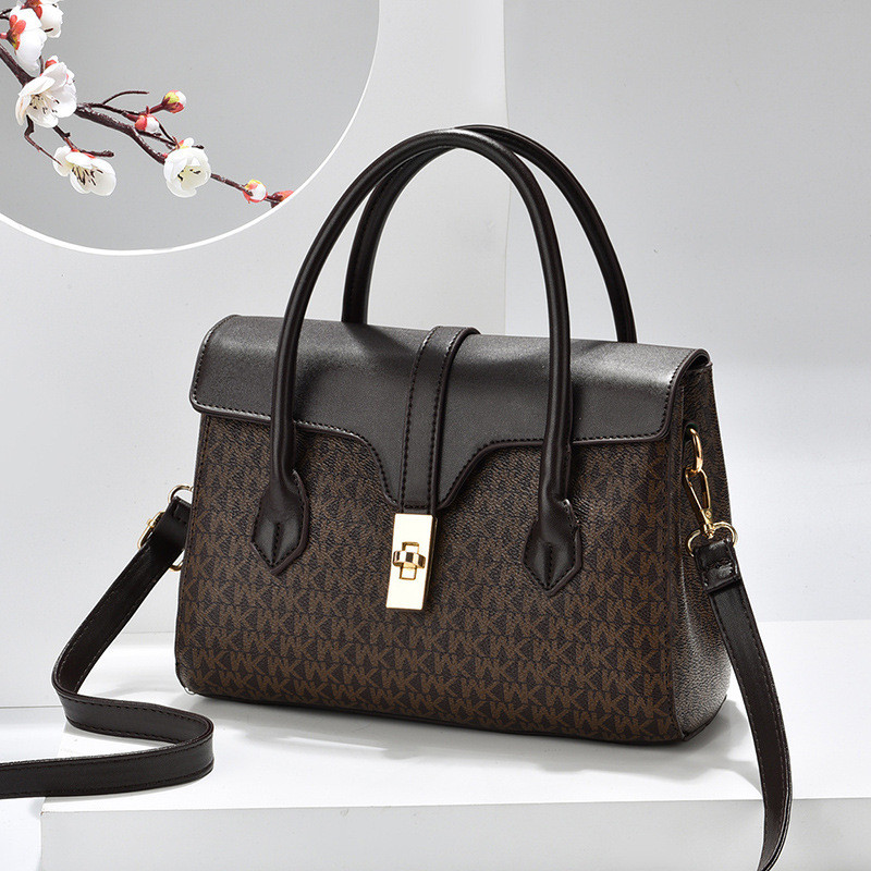 High Quality MK Design American Fashion New Handbag(Coffee colour)