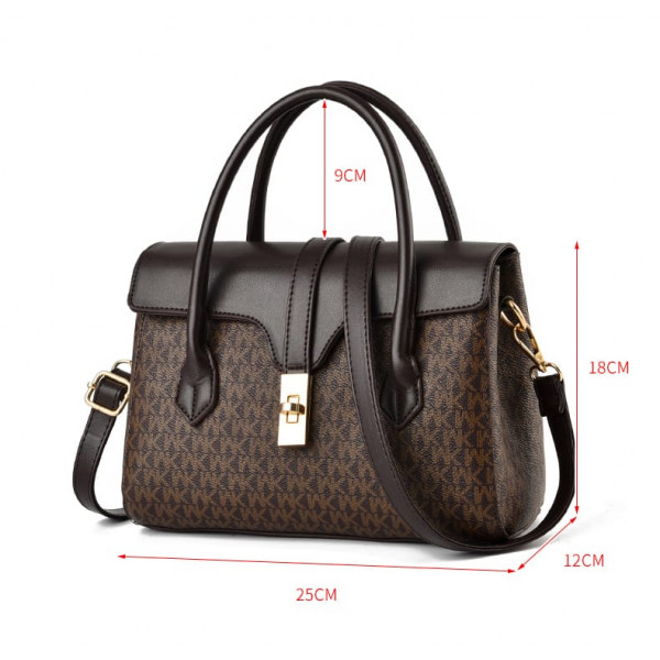 High Quality MK Design American Fashion New Handbag(Coffee colour)