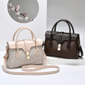High Quality MK Design American Fashion New Handbag(Cream)