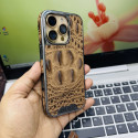Crocodile skinCase Anti-Fall Droop resistant ,Scratch resistant , Smooth Texture precise cutouts and Electroplated Bezel Case.